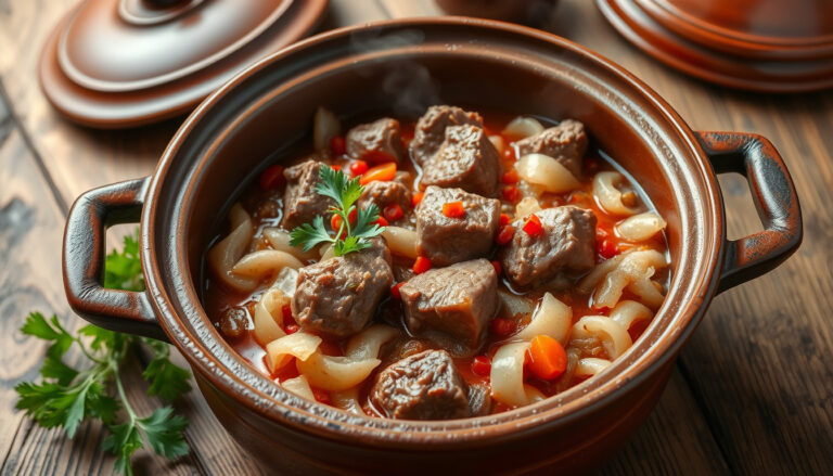 Szegediner Gulasch: Originalrezept mit Sauerkraut & Paprika